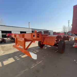 Factory Direct Sale Brand New 3 Axle Skeleton Container Semi <b>Trailer</b> for Highway Logistics Container Haulage - Product Image 1