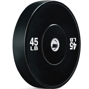 Plaques de poids de gymnastique de logo personnalisé économique 10KG 15KG <span class=keywords><strong>20KG</strong></span> 25KG poids libres de pare-chocs en caoutchouc à vendre - Product Image 3