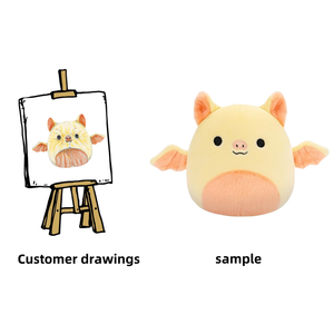 ตุ๊กตาผ้ากำมะหยี่แบบกำหนดเองได้ หมอนน่ารัก ตุ๊กตาผ้ากำมะหยี่ใยฝ้าย PP หมอนข้างเตียง  โลโก้แบบกำหนดเอง ป้ายบรรจุภัณฑ์ ป้ายแขวน - Product Image 2