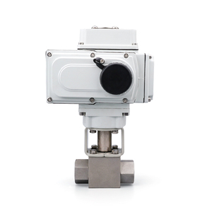 Vanne à boisseau forgée motorisée électrique haute pression DQ avec filetage NPT BSP pour conduites de vapeur, chaudières, azote OEM ORBY - Product Image 1