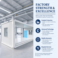 Maison préfabriquée pliable de type Z, abri modulaire portable pour jardin, chambre d'hôtes, bureau de chantier, logement pour travailleurs et utilisation en camping