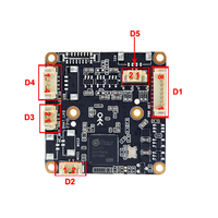 CCDCAM MC-A52 5MP Sensor Cahaya Ganda 1/3"CMOS Kamera SOC SSC377 Modul Jaringan Sigmstar Modul Warna Penuh 38x38mm