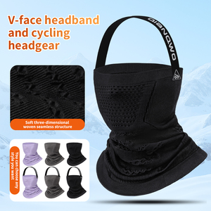 Masque thermique léger de haute qualité pour le visage, le <span class=keywords><strong>cou</strong></span>, le ski, le cyclisme, la course à pied, doux et respectueux de la peau - Product Image 2
