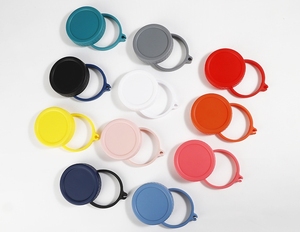 Tapón de rosca de plástico de <span class=keywords><strong>boca</strong></span> Regular sin BPA 70mm 87mm colores blanco Rojo Negro dorado para tapas y cierres de botellas de tarro de vidrio Mason - Product Image 6