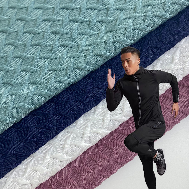 4-Ways Elastic Soft Functional Spandex Nylon Fabric for Sports