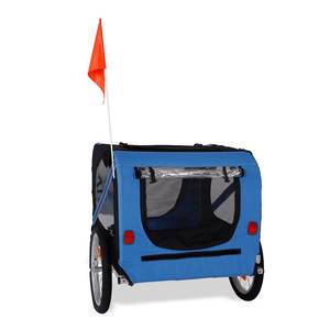 गुना-सक्षम बाइक पालतू ट्रेलर साइकिल कार्गो घुमक्कड़ आउटडोर डेरा डाले हुए सामान तह उपयोगिता बच्चों वाहक - Product Image 2