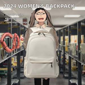 Mochilas de cuero sintético estilo coreano para mujer, estilo vintage, mini mochilas preppy con nuevos estampados y doble correa para el hombro. - Product Image 3