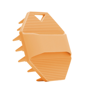 Cepillo Masajeador de Silicona Octogonal Portátil para Cuero Cabelludo con Logotipo Personalizado, para Spa Capilar, Exfoliante, Champú y Crecimiento del Cabello - Product Image 4