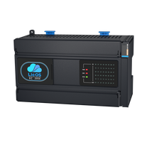 Contrôleur PLC 220V AC, 24 entrées numériques, 22 sorties relais pour système de contrôle d'automatisation industrielle à grande échelle