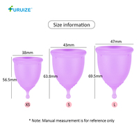 Coupe menstruelle réutilisable Furuize en silicone de qualité médicale