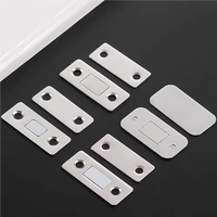Ensemble de fermetures magnétiques cachées pour porte avec vis - Design fin et durable, résistant à l'eau