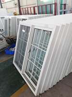 Ventanas Corredizas Horizontales de PVC UPVC con Mosquitera, Doble Acristalamiento, Aislamiento Acústico, Persianas Integradas, Diseñadas para Exteriores Tropicales y Sótanos