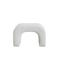 Nouvel arrivage de tabouret nordique moderne et simple en forme de N en tissu personnalisé pour la maison canapé banc enfant pouf à changer de chaussures pouf pour enfants
