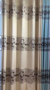 Giá rẻ các loại khác nhau thích hợp giá Jacquard rèm vải, rèm vải cuộn - Product Image 2