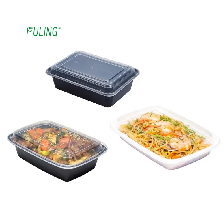 Pp di alta qualità forno a microonde porzione pasto contenitori di preparazione di controllo di ghiaccio riutilizzabili cibo pacchetto di scatole di pranzo di plastica