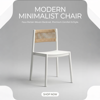 Chaise d'extérieur moderne en plastique empilable et portable pour restaurant, hôtel, jardin, chambre à coucher, utilisation en mobilier