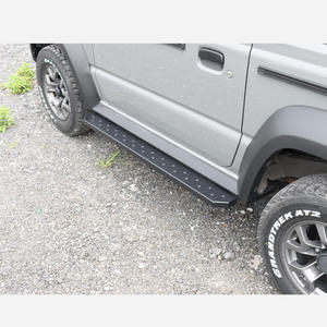 Estribos Laterales Redondos de Lujo con Marco de Acero al Carbono para Jimny 2018-2021 5 Puertas JB64 JB74, Fijación con Tornillos, Accesorios para Auto - Product Image 3