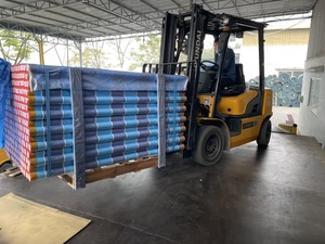 Bâche en PE rayée, imperméable, durable, sur mesure, avec service de découpe, pour usage industriel et extérieur - Product Image 5