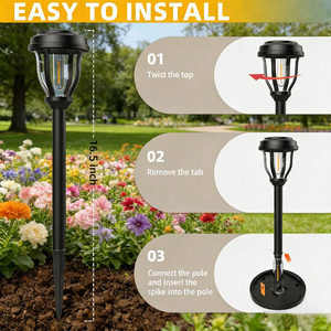 Luces Solares Profesionales IP67 Impermeables con Encendido/Apagado Automático para Jardín, Carretera, Parque Temático, Iluminación de Paisajes, Caminos, Patios y Entradas - Product Image 4