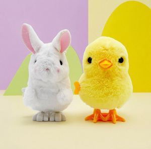 Juguete <span class=keywords><strong>de</strong></span> animales <span class=keywords><strong>de</strong></span> cuerda, pollito, pato, conejo, relleno <span class=keywords><strong>de</strong></span> huevos <span class=keywords><strong>de</strong></span> Pascua, novedad, artículos para fiestas infantiles, juguete educativo interactivo - Product Image 1