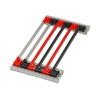 Riel de guía ZSTC Schroff Nvent con codificación para CompactPCI/VME64xPC, 160 mm 220 mm, ancho de ranura de 2 mm 2,5 mm, gris rojo 64568-086 64568-085