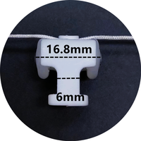 60/70/80mm Premium Qualität S Wave Vorhangs chiene Zubehör Ripple Fold Curtain Runner Schienen haken hängen
