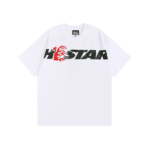 Maglietta da Uomo Street Hip-Hop 100% Cotone, Vestibilità Regolare, Stile Sportivo Casual, Traspirante, Tinta Unita, Lavorata a Maglia, Collo Tondo, Manica Corta, Eco-Friendly - Product Image 2