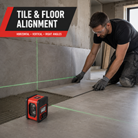 Mini niveau laser 2 lignes autonivelant, niveau laser croisé portable, outil de mesure pour la construction, vente en gros directe usine