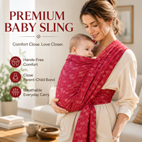 Stock fini Lyocell coton lin mélangé Yard teint Jacquard tissu pour bébé fronde bébé chaîne anneau fronde