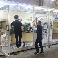 Máquina de Pañales para Bebés Totalmente Automática, Equipo de Producción de Pañales para Bebés de Alta Eficiencia, Línea de Fabricación