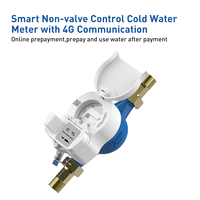 Compteur d'eau numérique intelligent 4G Swin, dernière conception, en fonte de fer et laiton, lecture à distance sans fil, protection IP68, système électromagnétique