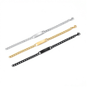 <span class=keywords><strong>Bracciali</strong></span> <span class=keywords><strong>Personalizzati</strong></span> in Acciaio Inox per Coppie, Braccialetti Regolabili alla Moda <span class=keywords><strong>con</strong></span> Incisione Curva di <span class=keywords><strong>Nome</strong></span> o Logo, Design Esclusivo - Product Image 6