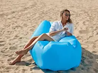 Bag Inflatable Sleeping Amazon Selling Camping Beach Air Sofa Outdoor Lazy Bag Fast Inflatable Air Sleeping Bag