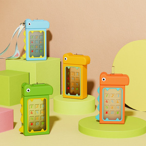 Cartoon Dinosaur Phone Toy With Numbers And Strap For Kids Playtime Fun - Product Image 1