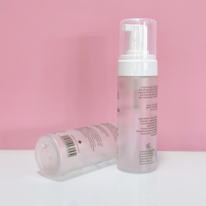 Bouteille de nettoyant moussant pour le visage en verre givré personnalisable avec étiquette privée, 100 ml, 120 ml, 150 ml, 200 ml, pour le lavage des mains - Product Image 2
