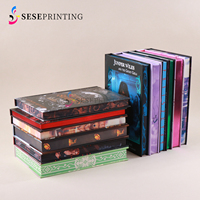 Impression de livres édition collector personnalisée avec bords à motifs, jaquette réversible et coffret de livres – Fournisseur OEM