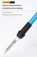 Kit de Soldadura RTS LK000 de 60W con Temperatura Ajustable, Calentamiento Rápido, Tipo Lápiz, para PCB, Taller Profesional, Bricolaje