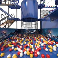 Prix usine petit petit guerrier thème défi parcours d'obstacles mur d'escalade aventure trampoline parc pour enfants