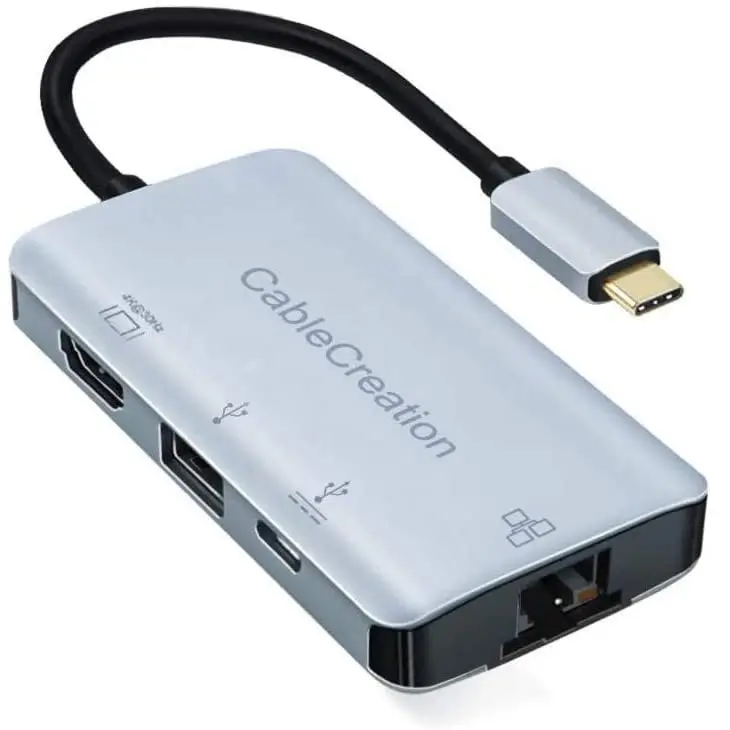 4 ad alta velocità in 1 tipo C al bacino del HUB di Usb C dell'adattatore multiporta di Hdmi Rj45 di USB 3.0 per Matebook