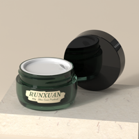 Pot cosmétique vide épaissi en gros de 30g, pot de crème pour le visage de 60g en PET transparent avec couvercle à vis pour soins de la peau