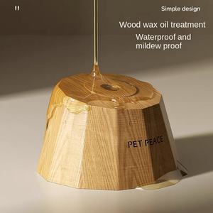 PETPEACE ciotola in ceramica per cani e gatti bocca obliqua alta piede Anti-Knock con protezione per il collo - Product Image 5