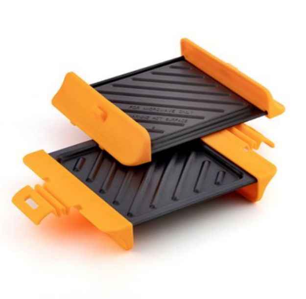 Лидер продаж на Amazon, легкая выпечка, антипригарный микроволновый аппарат для приготовления сэндвичей, пресс panini, поднос для гриля и микроволновой печи