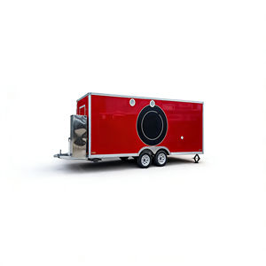 Camion de barbier mobile, coupes de cheveux professionnelles, services de coiffure et de toilettage, look frais et facile pour hommes, femmes et enfants, acier inoxydable - Product Image 1