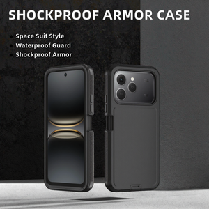 Étui de téléphone étanche GERUIDE Heavy Duty Triple Defense Armor Astronaut Design pour TECNO Spark 40 4G |   PC+TPU antichoc - Product Image 2