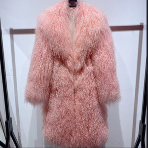 2025 inverno soffice <span class=keywords><strong>pelliccia</strong></span> nera di pecora da donna <span class=keywords><strong>pelliccia</strong></span> di agnello <span class=keywords><strong>cappotto</strong></span> <span class=keywords><strong>nero</strong></span> <span class=keywords><strong>lungo</strong></span> <span class=keywords><strong>lungo</strong></span> <span class=keywords><strong>pelliccia</strong></span> mongoliana da donna - Product Image 5