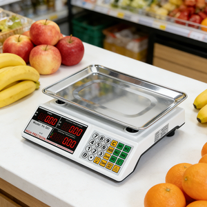 Balance de cuisine numérique en acier inoxydable pour peser les aliments, capacité 40 <span class=keywords><strong>kg</strong></span> (88 lb) - Product Image 1