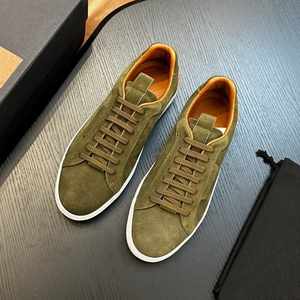 Fabricant de baskets OEM en dropshipping, vente en gros de chaussures classiques pour hommes, baskets en cuir tendance pour le skateboard - Product Image 1