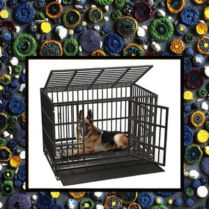 耐久性のある折りたたみ式エコフレンドリーな鉄製鳥小屋、ソリッドパターンのモダンで豪華なシンプルな大型鳩・オウム用ケージボックス、ペットケージ - Product Image 3