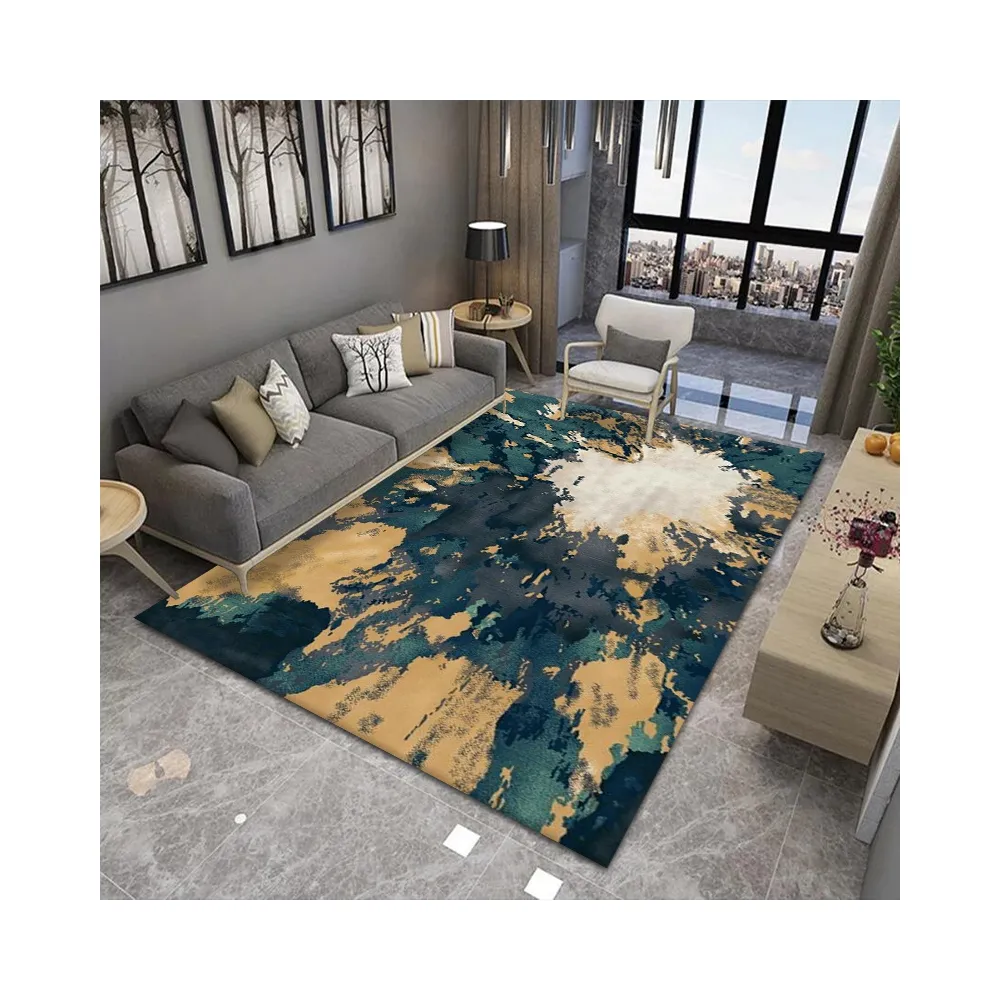 Shaggy carpets Shag Microfiber Area Rug custom living room carpet washable rugs