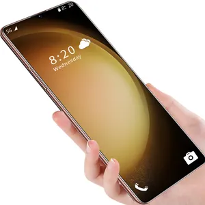 Venta caliente 2023 Nuevo Original S23 ultra global Desbloquear teléfono celular 3G 4G 5G Smartphone 7,2 pulgadas Pantalla completa Barato Pantalla grande Mobi